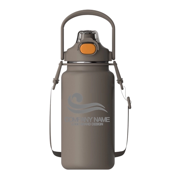34/44/54 oz Stainless Steel Vacuum Water Bottle With Handle - 34/44/54 oz Stainless Steel Vacuum Water Bottle With Handle - Image 4 of 15