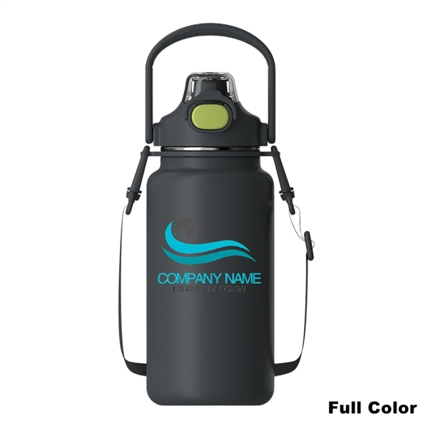 34/44/54 oz Stainless Steel Vacuum Water Bottle With Handle - 34/44/54 oz Stainless Steel Vacuum Water Bottle With Handle - Image 9 of 15