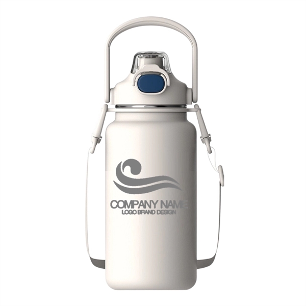 34/44/54 oz Stainless Steel Vacuum Water Bottle With Handle - 34/44/54 oz Stainless Steel Vacuum Water Bottle With Handle - Image 13 of 15