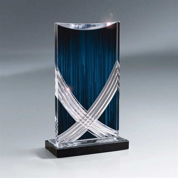 Cascade Curved Acrylic Award, Colors
