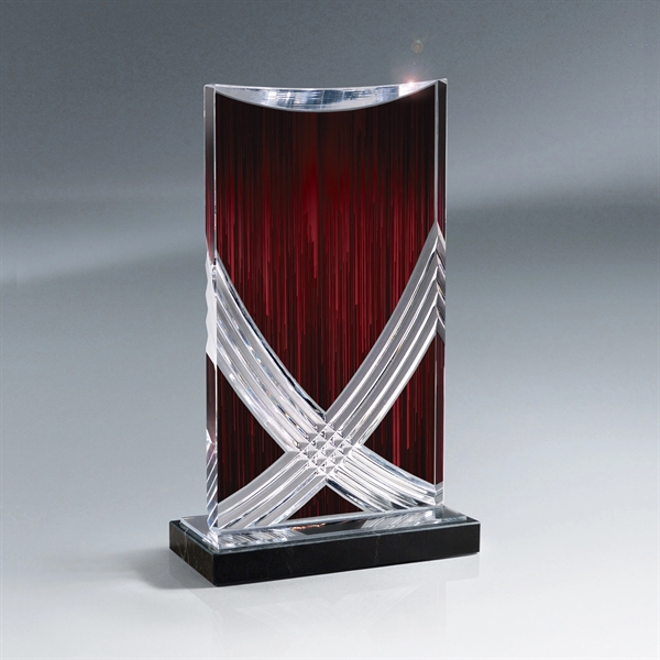 Cascade Curved Acrylic Award, Colors