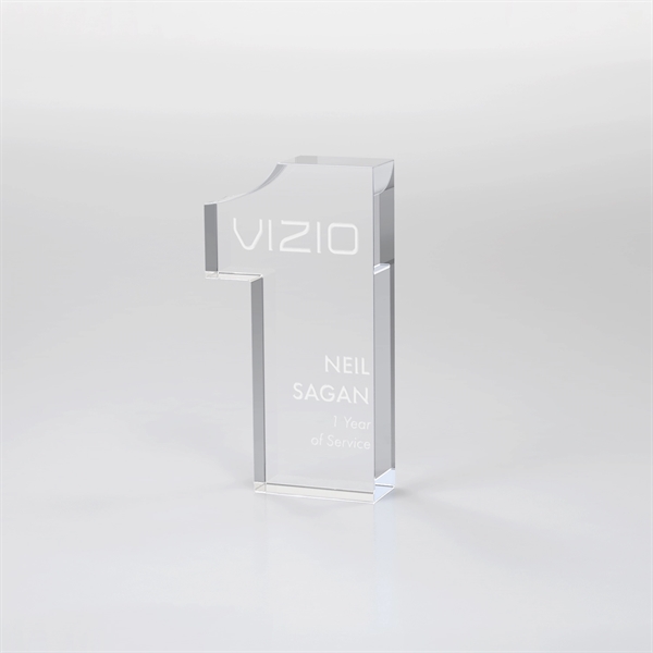 Anniversary Freestanding Award, Clear - Anniversary Freestanding Award, Clear - Image 1 of 24