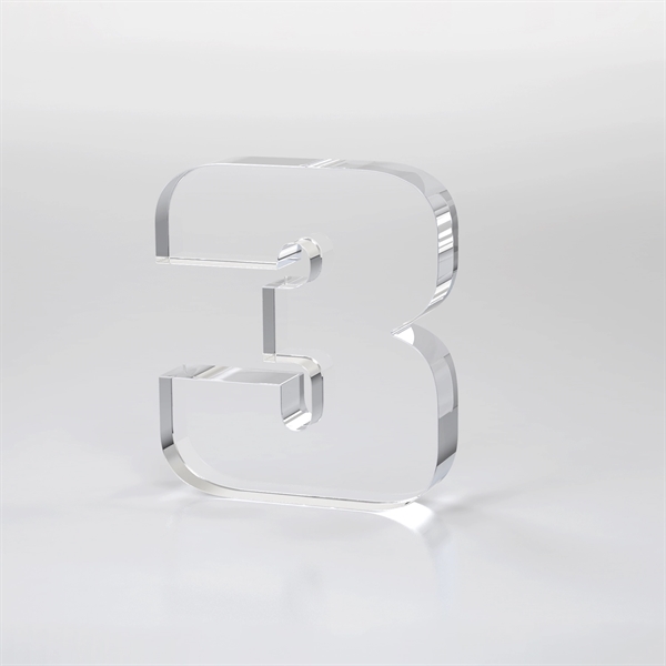Anniversary Freestanding Award, Clear - Anniversary Freestanding Award, Clear - Image 4 of 24
