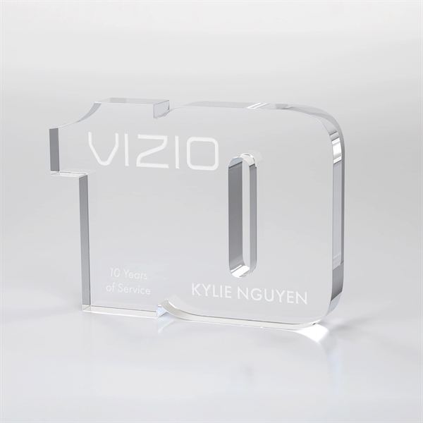 Anniversary Freestanding Award, Clear - Anniversary Freestanding Award, Clear - Image 7 of 24