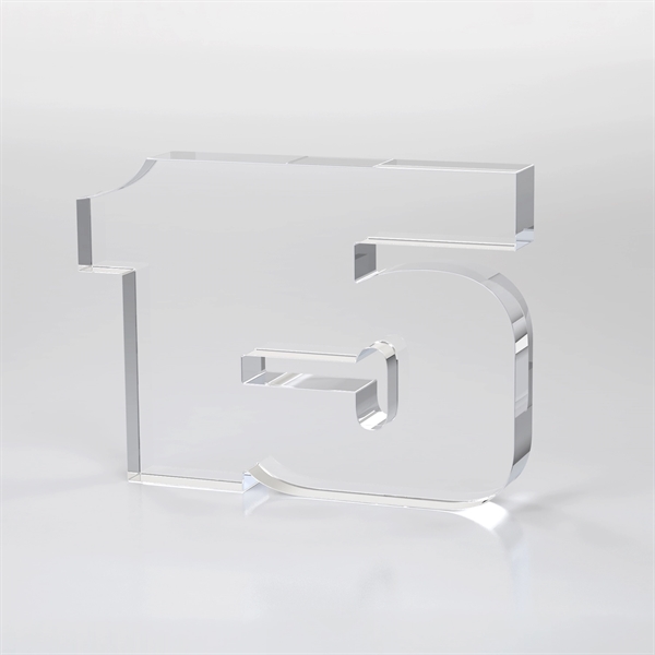 Anniversary Freestanding Award, Clear - Anniversary Freestanding Award, Clear - Image 10 of 24