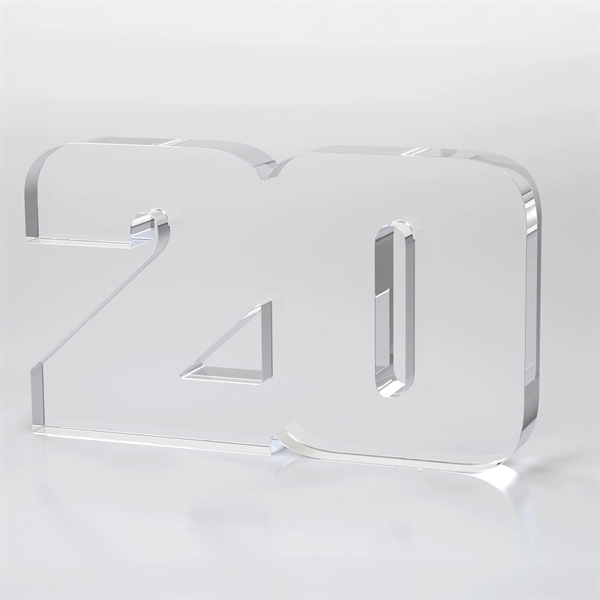Anniversary Freestanding Award, Clear - Anniversary Freestanding Award, Clear - Image 12 of 24