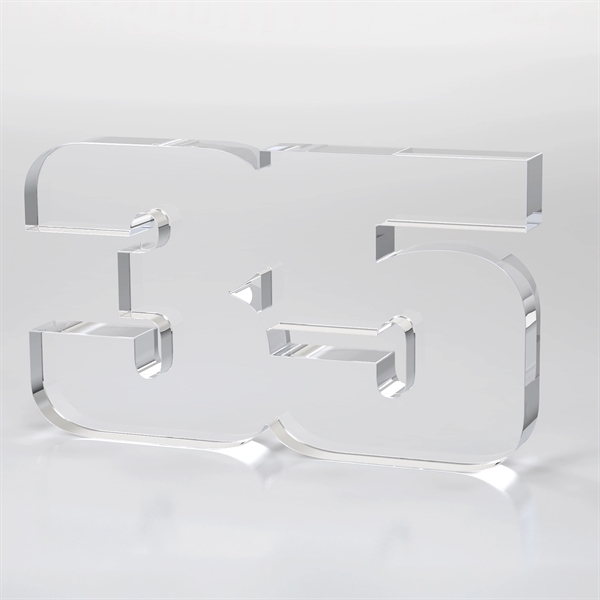 Anniversary Freestanding Award, Clear - Anniversary Freestanding Award, Clear - Image 18 of 24