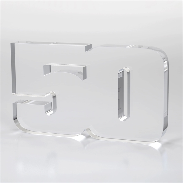 Anniversary Freestanding Award, Clear - Anniversary Freestanding Award, Clear - Image 24 of 24