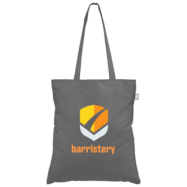Geo - Recycled 5 oz. Cotton Canvas Tote Bag - ColorJet - Geo - Recycled 5 oz. Cotton Canvas Tote Bag - ColorJet - Image 1 of 4