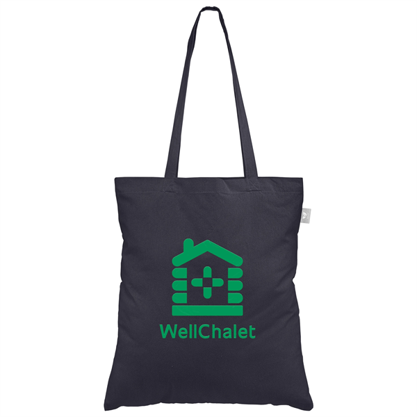 Geo - Recycled 5 oz. Cotton Canvas Tote Bag - Geo - Recycled 5 oz. Cotton Canvas Tote Bag - Image 3 of 4