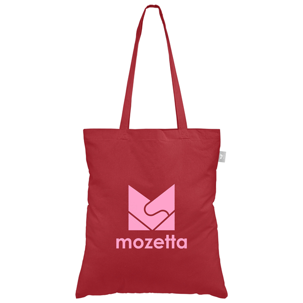 Geo - Recycled 5 oz. Cotton Canvas Tote Bag - Geo - Recycled 5 oz. Cotton Canvas Tote Bag - Image 4 of 4