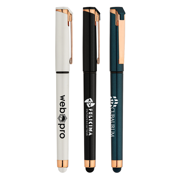 Islander Pearl Rose Gold Stylus Gel Pen - Islander Pearl Rose Gold Stylus Gel Pen - Image 0 of 3