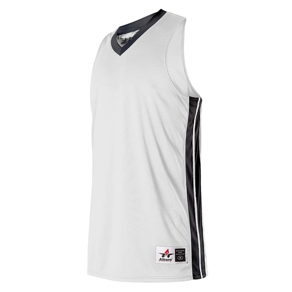 Alleson Athletic Women's Single Ply Basketball Jersey - Alleson Athletic Women's Single Ply Basketball Jersey - Image 9 of 12