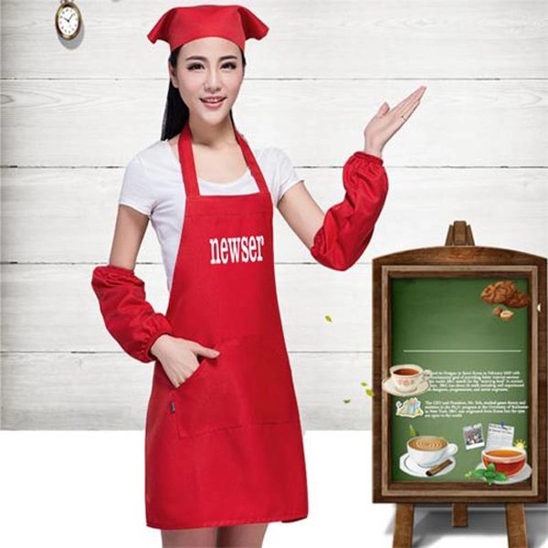 Korean Waiter Cooking Aprons with Two Front Pockets - Korean Waiter Cooking Aprons with Two Front Pockets - Image 0 of 7