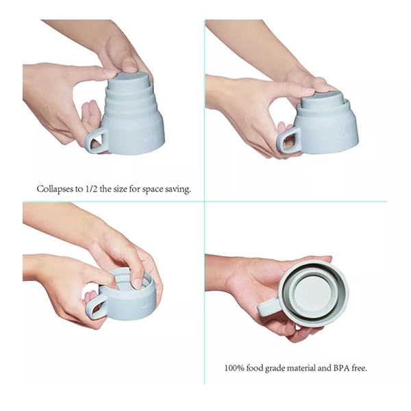 Tims Collapsible Silicone Coffee Mug - 10 oz - Tims Collapsible Silicone Coffee Mug - 10 oz - Image 4 of 9