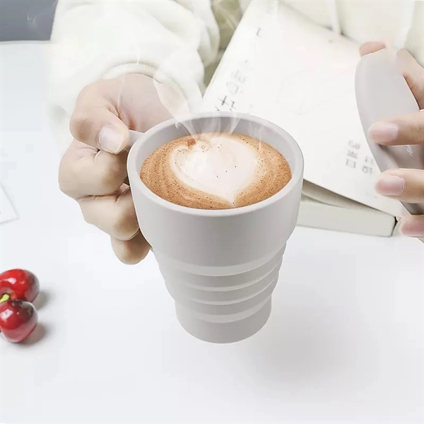 Tims Collapsible Silicone Coffee Mug - 10 oz - Tims Collapsible Silicone Coffee Mug - 10 oz - Image 2 of 9