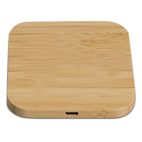 Oregon Bamboo Wireless Charger - 15W - Oregon Bamboo Wireless Charger - 15W - Image 5 of 6
