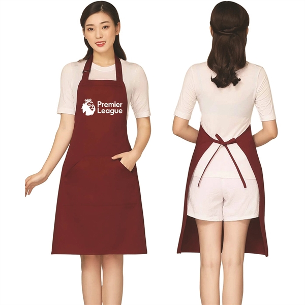 Korean Waiter Cooking Aprons with Two Front Pockets - Korean Waiter Cooking Aprons with Two Front Pockets - Image 5 of 7