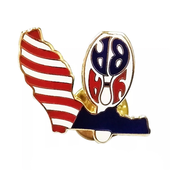 Custom Soft Enamel Iron Lapel Pin - 1". More sizes available - Custom Soft Enamel Iron Lapel Pin - 1". More sizes available - Image 7 of 7