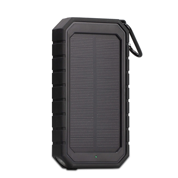 Wireless Solar Power Bank w/ Flashlight - 10000mAh - Wireless Solar Power Bank w/ Flashlight - 10000mAh - Image 4 of 7