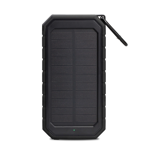 Wireless Solar Power Bank w/ Flashlight - 10000mAh - Wireless Solar Power Bank w/ Flashlight - 10000mAh - Image 3 of 7
