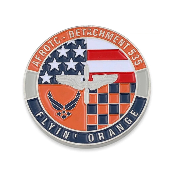 Customized Soft Enamel Iron Coins - 1-3/4" Double Sided - Customized Soft Enamel Iron Coins - 1-3/4" Double Sided - Image 1 of 2