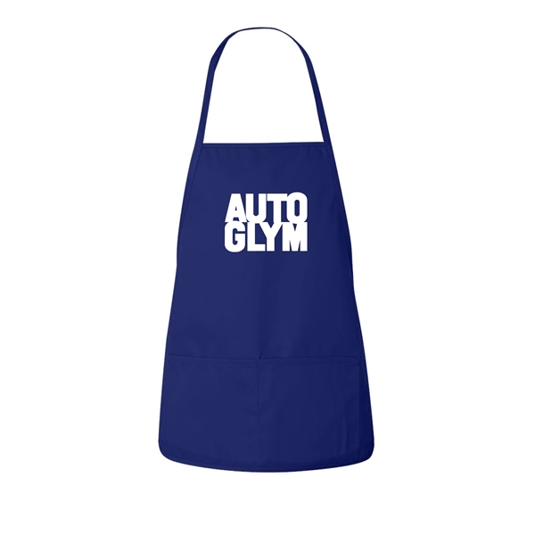 Kitchen Apron With Center Pocket - Kitchen Apron With Center Pocket - Image 2 of 5