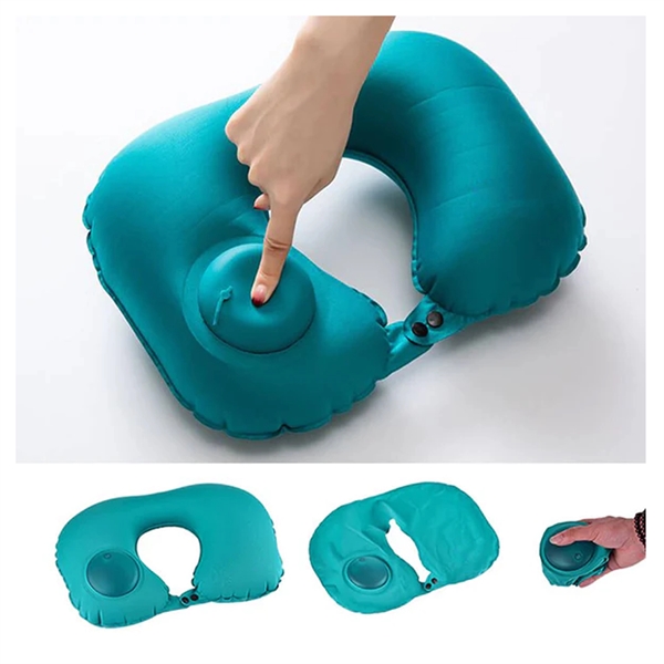EZ Inflate Travel Neck Pillow - EZ Inflate Travel Neck Pillow - Image 4 of 5
