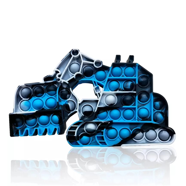 Pop It Fidget Toy - Excavator Shaped Full Color - Pop It Fidget Toy - Excavator Shaped Full Color - Image 4 of 4