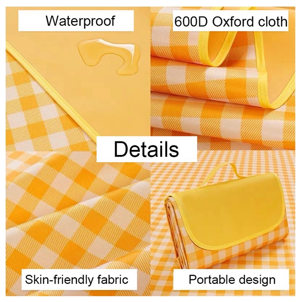 Oxford Outdoor Waterproof Picnic Mat - Oxford Outdoor Waterproof Picnic Mat - Image 2 of 7