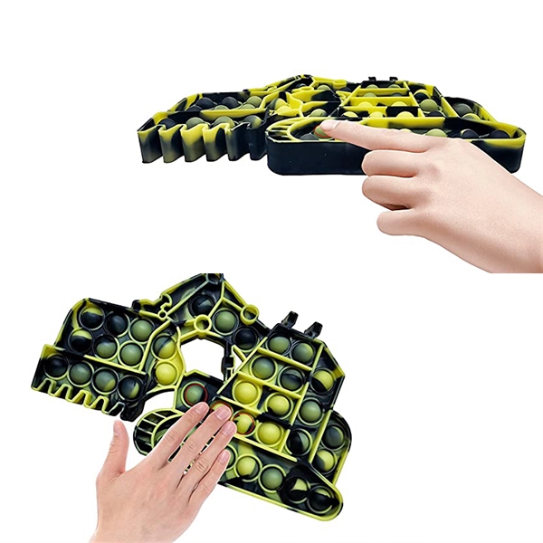 Pop It Fidget Toy - Excavator Shaped Full Color - Pop It Fidget Toy - Excavator Shaped Full Color - Image 3 of 4