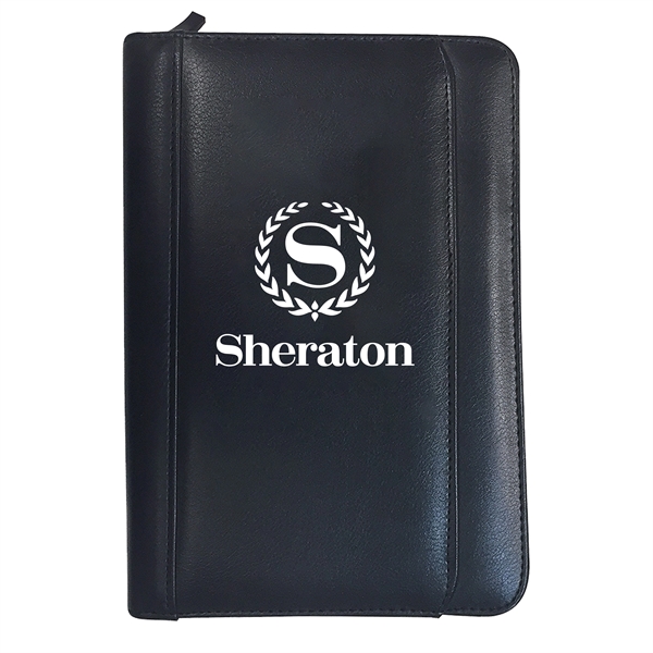 Conference Leatherette Padfolio with Zipper Closure - Conference Leatherette Padfolio with Zipper Closure - Image 1 of 3