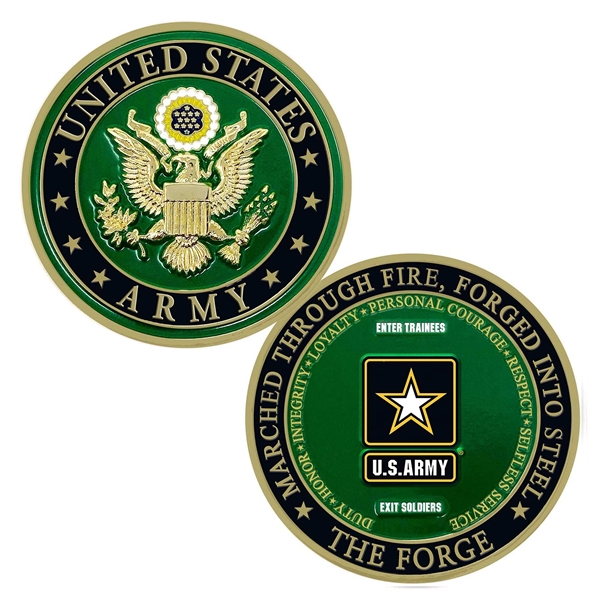 Customized Soft Enamel Iron Coins - 1-3/4" Double Sided - Customized Soft Enamel Iron Coins - 1-3/4" Double Sided - Image 4 of 4