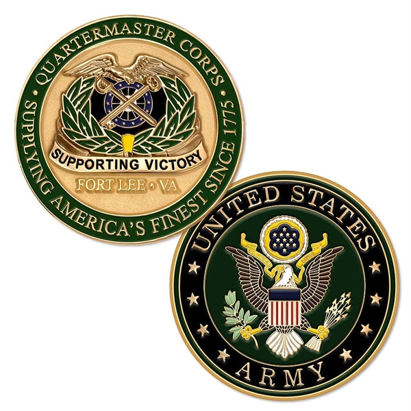 Customized Soft Enamel Iron Coins - 1-3/4" Double Sided - Customized Soft Enamel Iron Coins - 1-3/4" Double Sided - Image 2 of 4