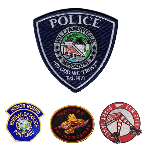 Woven Custom Patches - 3.5". Inquire for more sizes. - Woven Custom Patches - 3.5". Inquire for more sizes. - Image 0 of 4