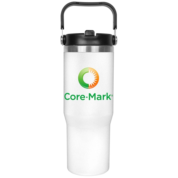 30oz. Stainless Steel Insulated Mug with Handle and Built-In - 30oz. Stainless Steel Insulated Mug with Handle and Built-In - Image 8 of 16