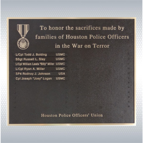 Bronze Perpetual  Plaque (19"x19") - Bronze Perpetual  Plaque (19"x19") - Image 4 of 5