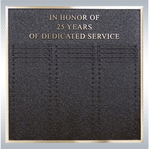 Bronze Perpetual  Plaque (19"x19") - Bronze Perpetual  Plaque (19"x19") - Image 1 of 5