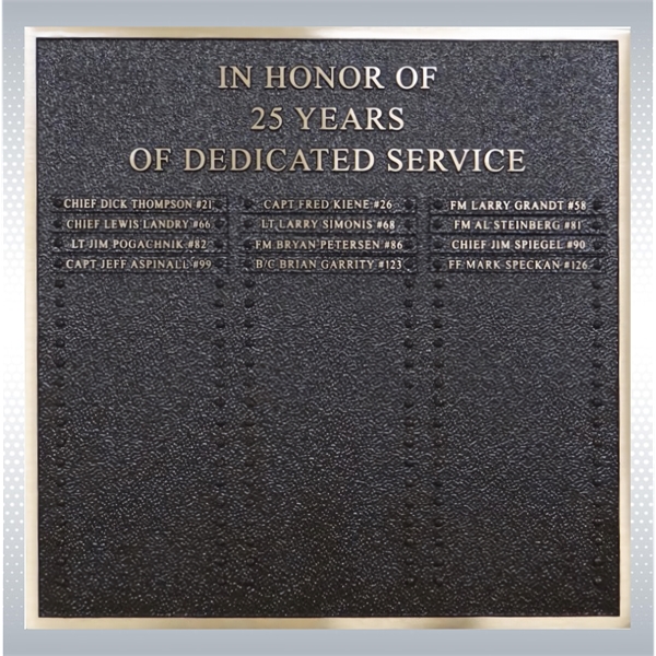 Bronze Perpetual  Plaque (19"x19") - Bronze Perpetual  Plaque (19"x19") - Image 0 of 5