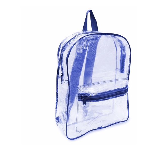 Liberty Bags Clear PVC Backpack - Liberty Bags Clear PVC Backpack - Image 1 of 3