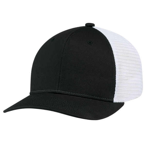Deluxe Fit - 6 Panel Constructed Pro-Round (Mesh Back) - Deluxe Fit - 6 Panel Constructed Pro-Round (Mesh Back) - Image 3 of 18