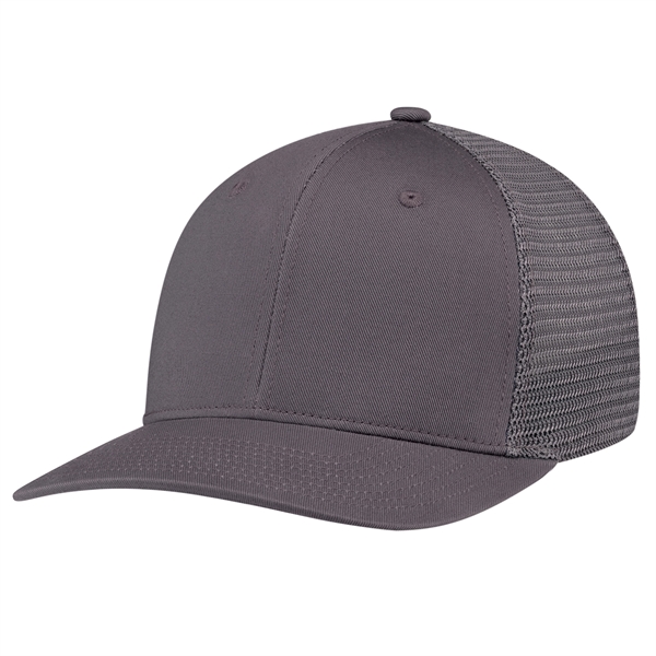 Deluxe Fit - 6 Panel Constructed Pro-Round (Mesh Back) - Deluxe Fit - 6 Panel Constructed Pro-Round (Mesh Back) - Image 4 of 18