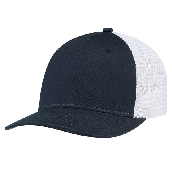Deluxe Fit - 6 Panel Constructed Pro-Round (Mesh Back) - Deluxe Fit - 6 Panel Constructed Pro-Round (Mesh Back) - Image 7 of 18