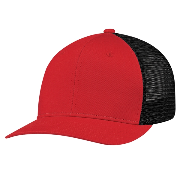 Deluxe Fit - 6 Panel Constructed Pro-Round (Mesh Back) - Deluxe Fit - 6 Panel Constructed Pro-Round (Mesh Back) - Image 8 of 18
