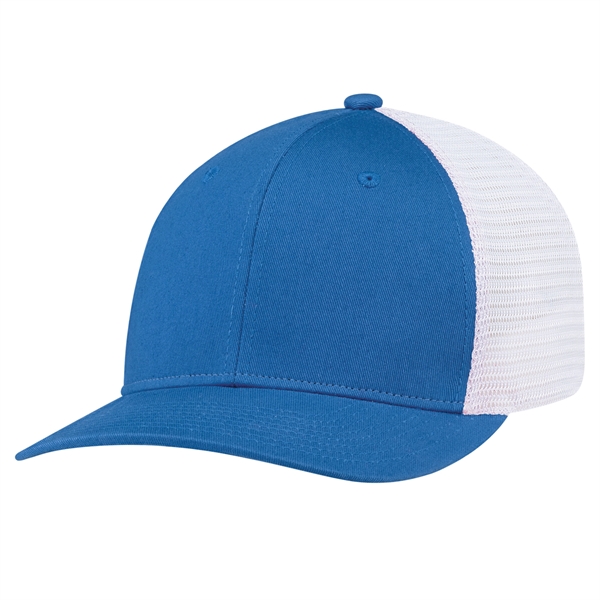 Deluxe Fit - 6 Panel Constructed Pro-Round (Mesh Back) - Deluxe Fit - 6 Panel Constructed Pro-Round (Mesh Back) - Image 10 of 18