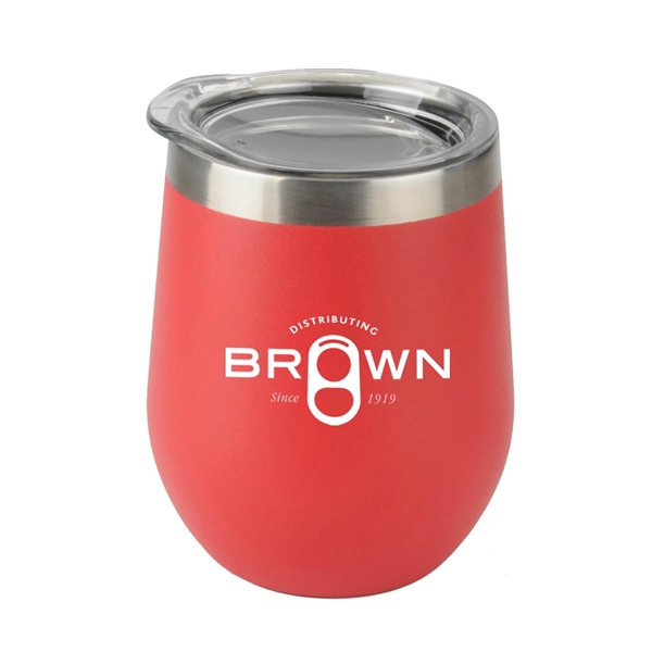 12 oz. Stainless Steel Wine Tumbler - 12 oz. Stainless Steel Wine Tumbler - Image 2 of 3