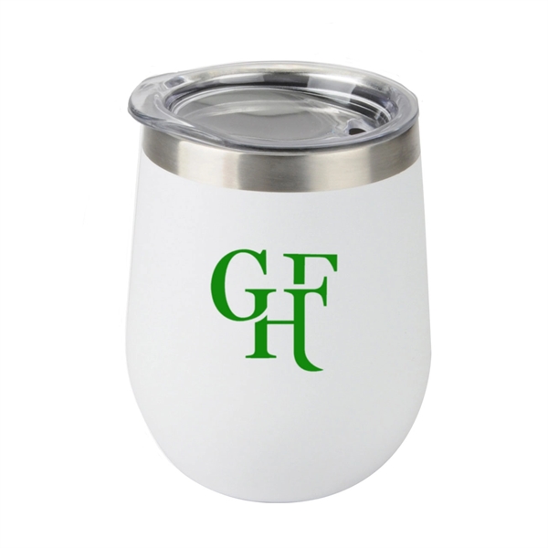 12 oz. Stainless Steel Wine Tumbler - 12 oz. Stainless Steel Wine Tumbler - Image 3 of 3