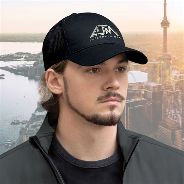 Value Cap/Headwear - 6 Panel Const. Full-Fit (Mesh Back) - Value Cap/Headwear - 6 Panel Const. Full-Fit (Mesh Back) - Image 15 of 20