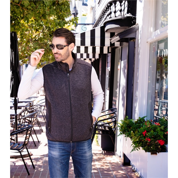 Men's Terrace Sweater Fleece Vest - Men's Terrace Sweater Fleece Vest - Image 2 of 2