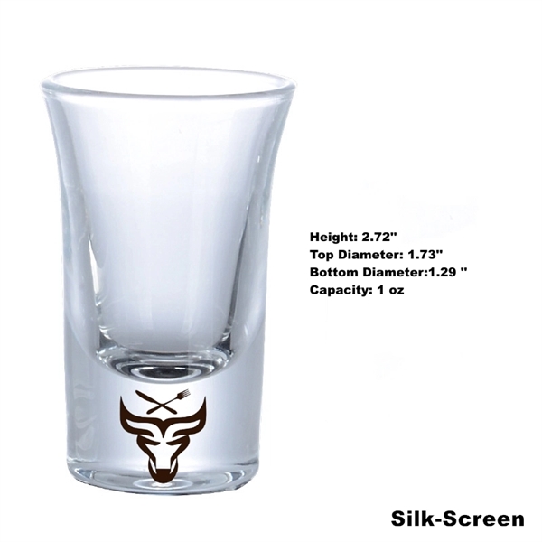 Small Tall Clear Heavy Base Shot Glass Whiskey Tequila Vodka - Small Tall Clear Heavy Base Shot Glass Whiskey Tequila Vodka - Image 4 of 8